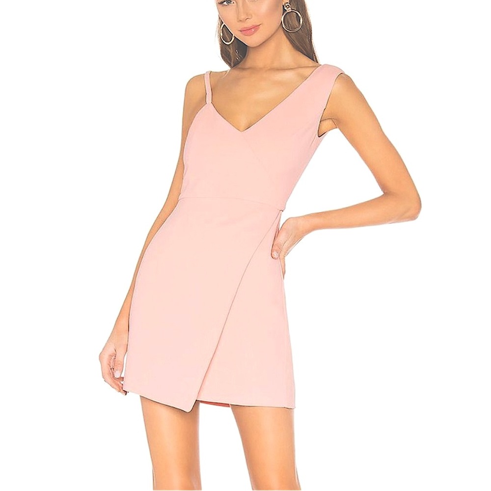 Revolve NBD Adios Asymmetrical Mini Dress